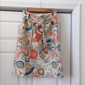 J. Crew paperbag waist belted skirt